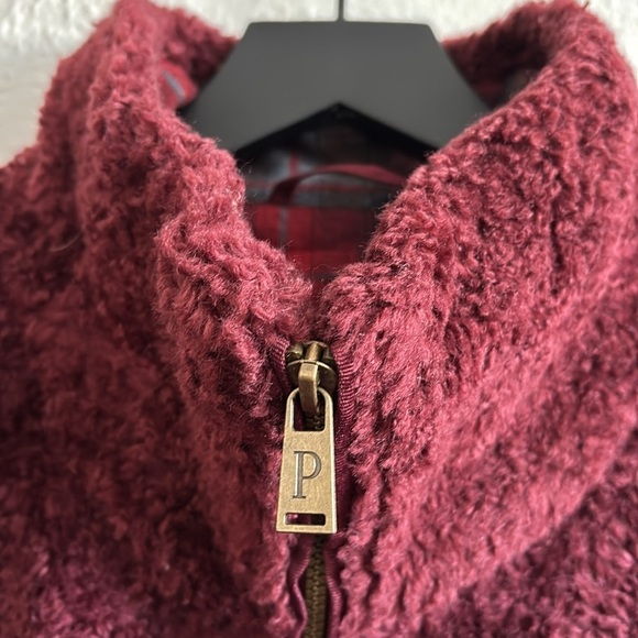 Pendleton Cozy Warm Fuzzy zip front ladies XL jacket coat - Picture 6 of 10